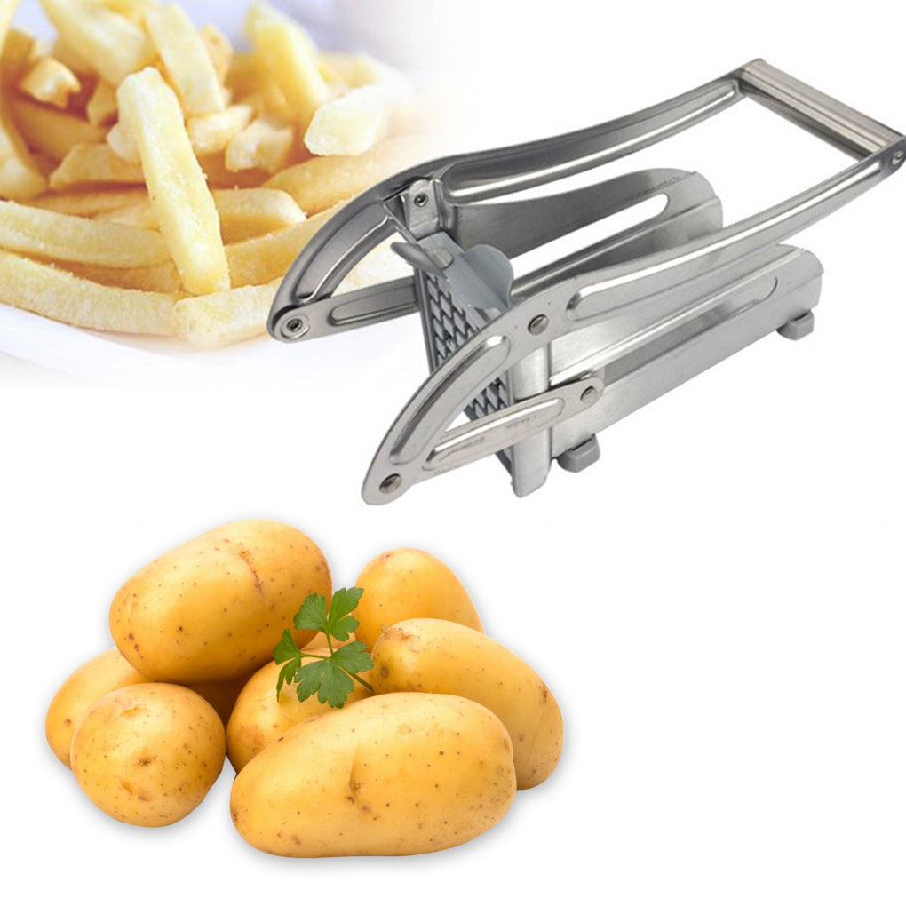 Picador Cortador Manual de Papas Fritas – ¡Hazlo como un pro en casa o en tu negocio!
