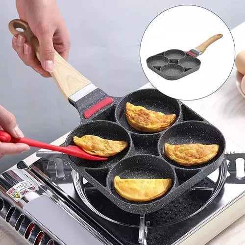 Sartén de cuatro espacios