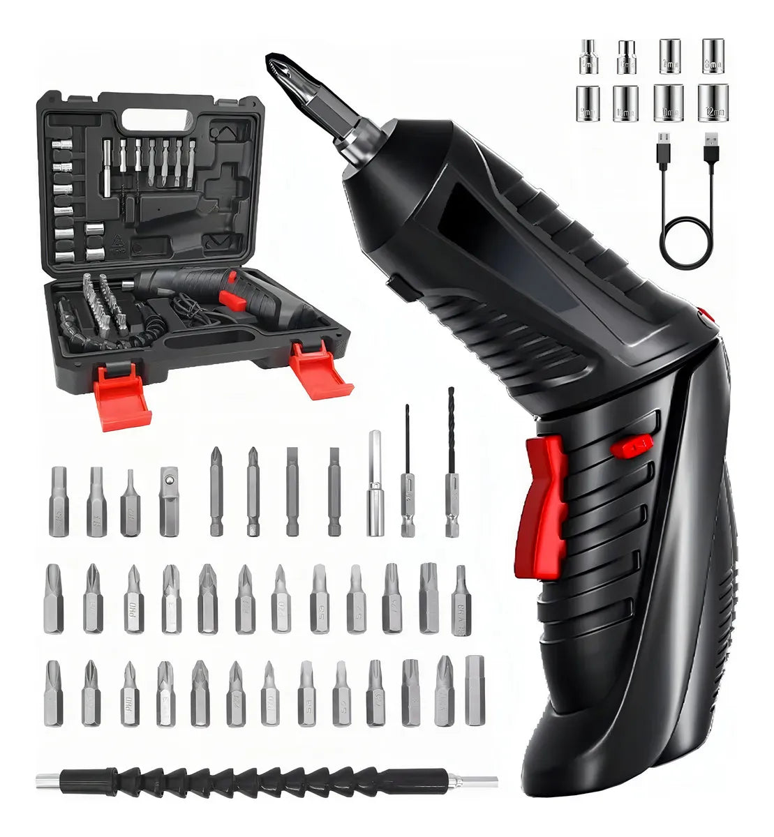 🔧✨ ¡El destornillador inalámbrico que hará tu vida más fácil! ✨🔧