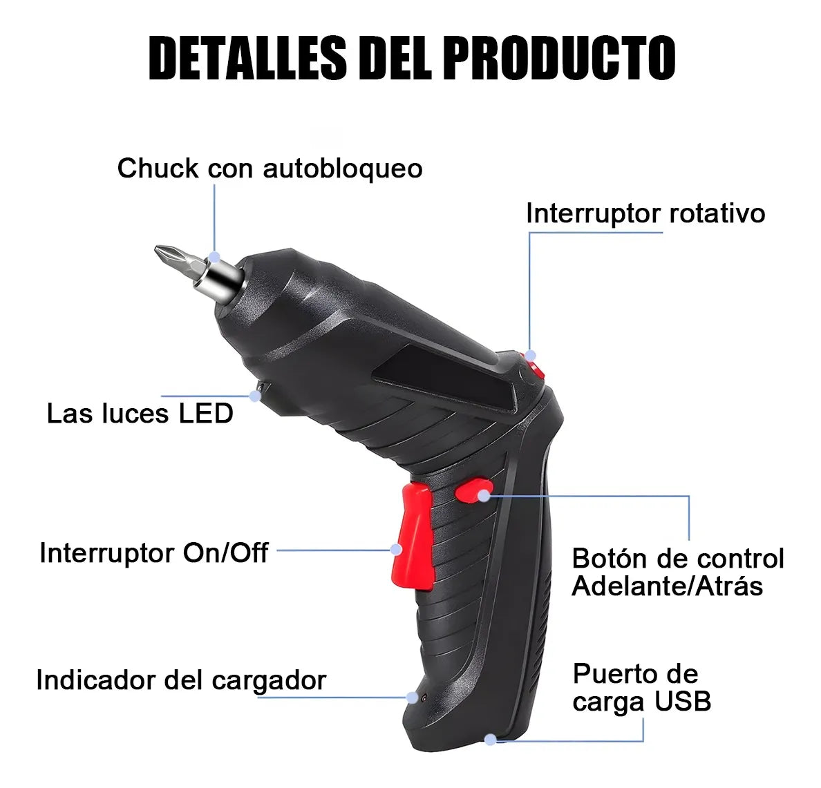 🔧✨ ¡El destornillador inalámbrico que hará tu vida más fácil! ✨🔧