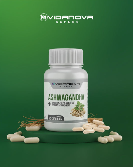 MEGAOFERTA : solo por tiempo limitado. 3 FRASCOS /  Ashwagandha + Magnesio 1000mg