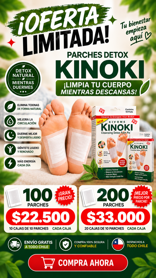 100 | 200 parches KINOKI